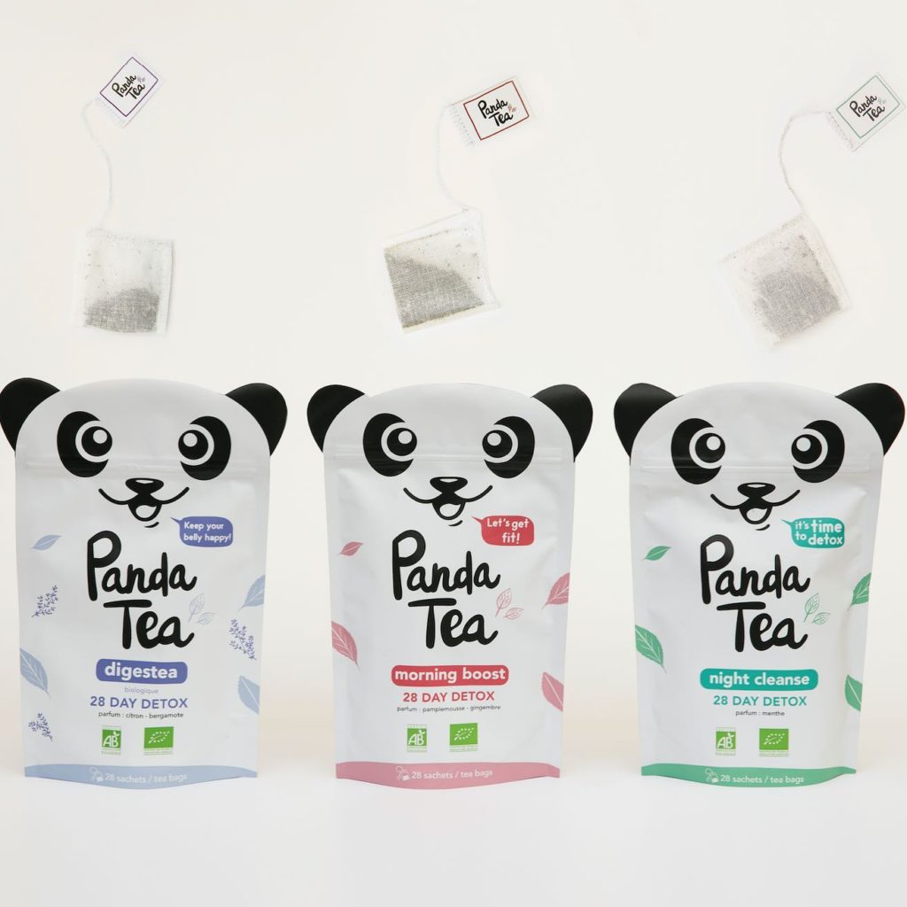 Panda Tea sachet coton