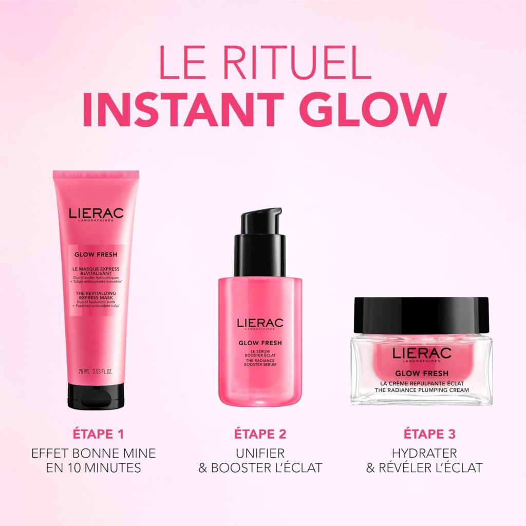routine Lierac Glow Fresh